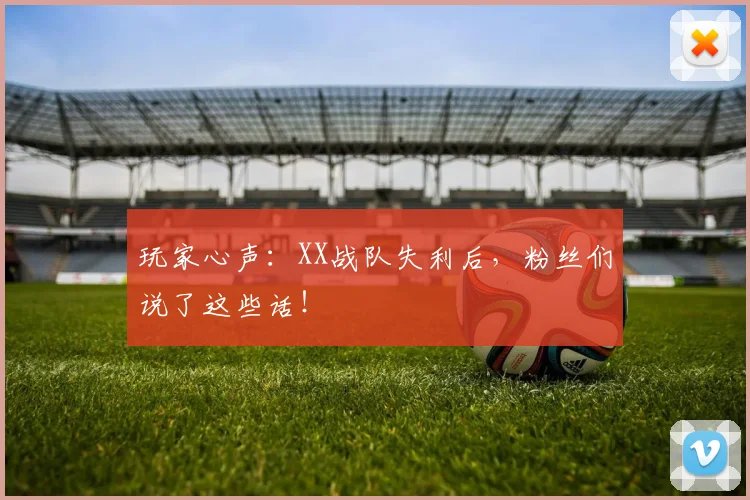 玩家心声:XX战队失利后,粉丝们说了这些话!